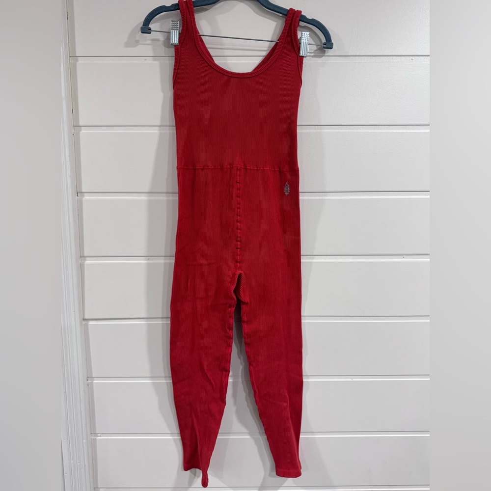 FP Movement by Free People Red Jumpsuit